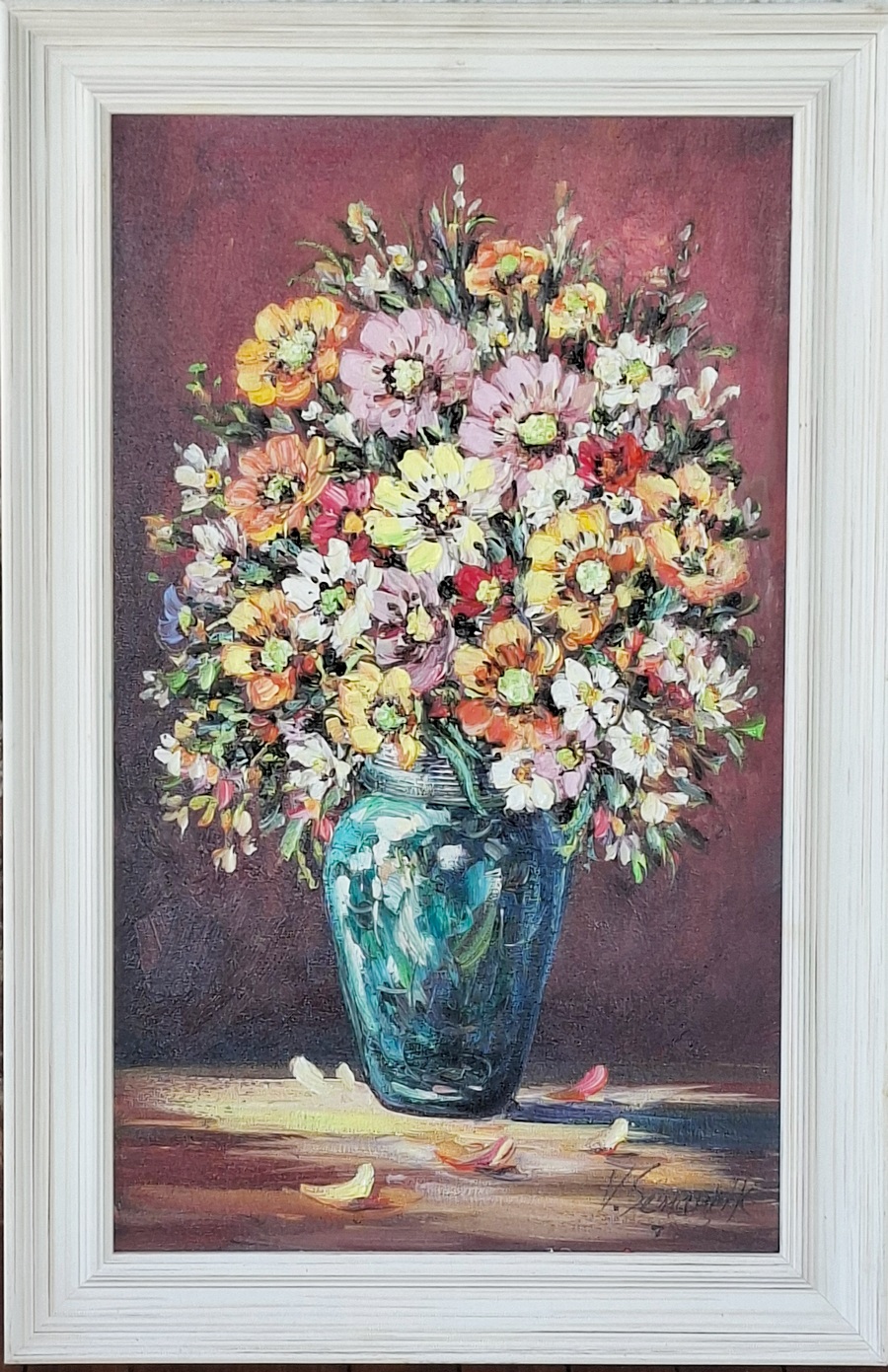 Kytica v modrej váze