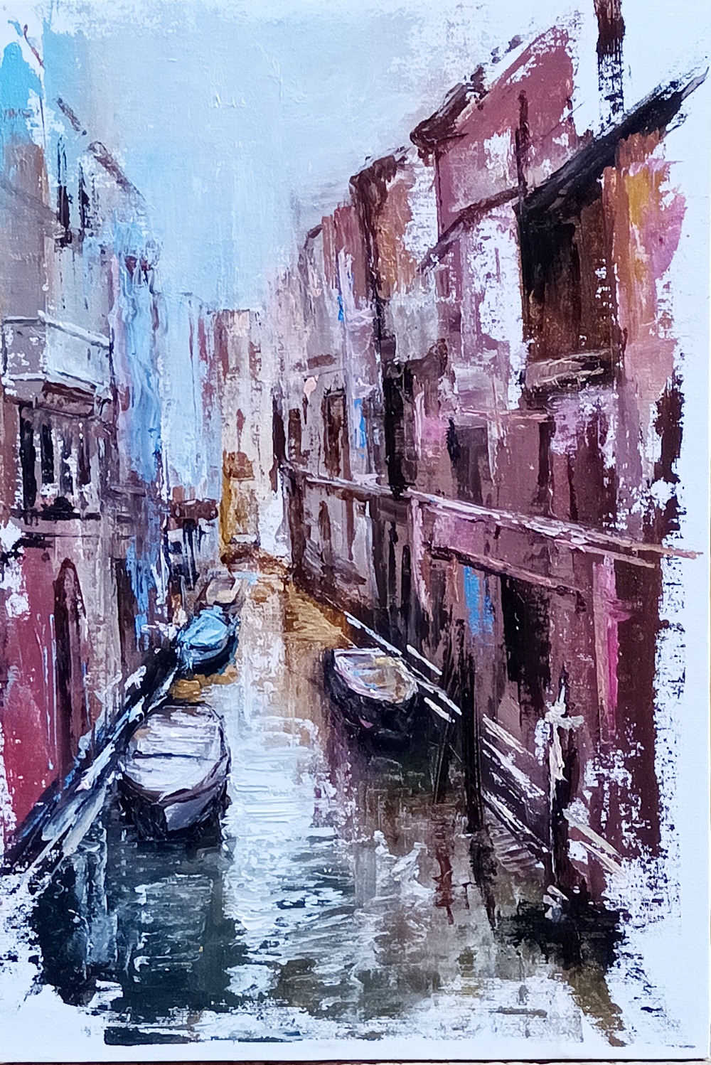 Benátky pred dažďom