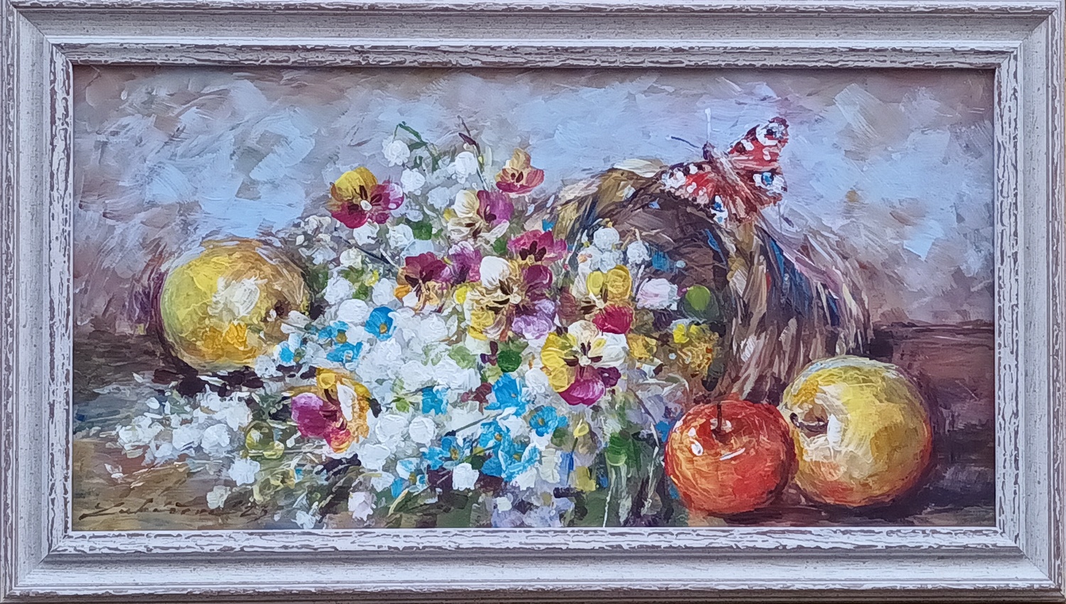 Zátišie s motýľom